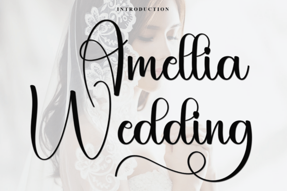Amellia Wedding: A Handwritten Font for Branding and Design