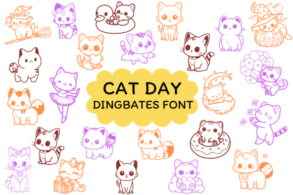 Cat Day: A Refined Dingbats Typeface for Editorial Work