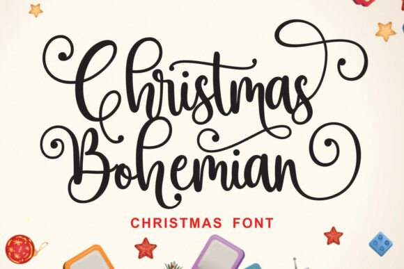 Christmas Bohemian Font