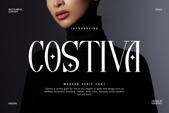 Costiva Serif Font: A Web Designer’s Test in a Modern Brand Layout