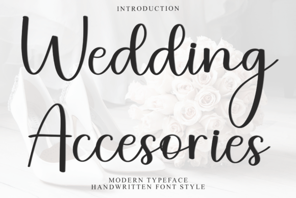 Crafting with Wedding Accesories: A Handwritten Font for Your Small Shop
