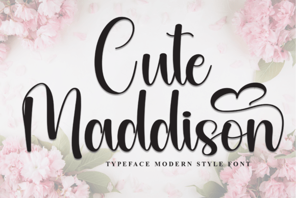 Cute Maddison: A Script Font for Creative Projects