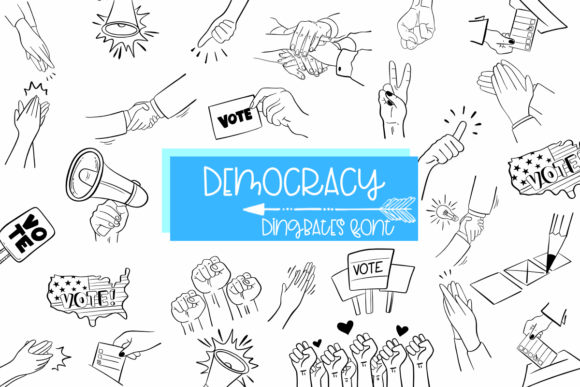 Democracy: A Patriotic Dingbats Font for Web Designers