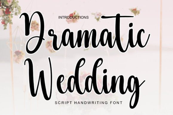 Dramatic Wedding Font: A Designer's Take on Real Branding Work