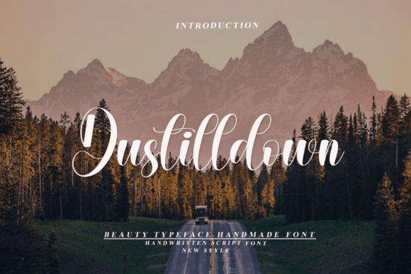 Dustilldown: A Script Font for Elegant Web Design