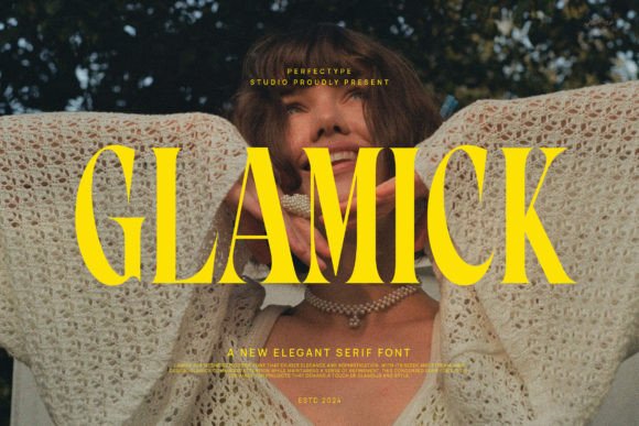 Elevate Your Brand Identity with the Glamick Serif Font