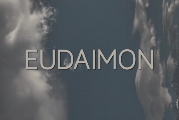 Eudaimon: A Sans Serif Font for Handmade Makers and Small Shop Owners