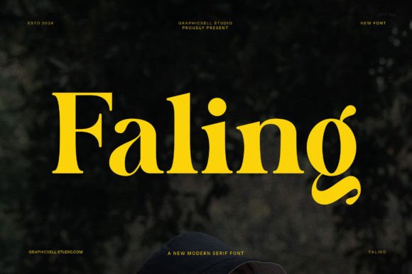 Faling: A Ligature Serif Font for Editorial Design