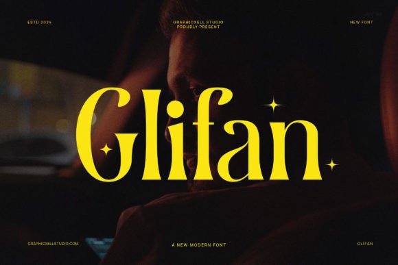 Glifan: A Ligature Serif Font for Editorial Storytelling