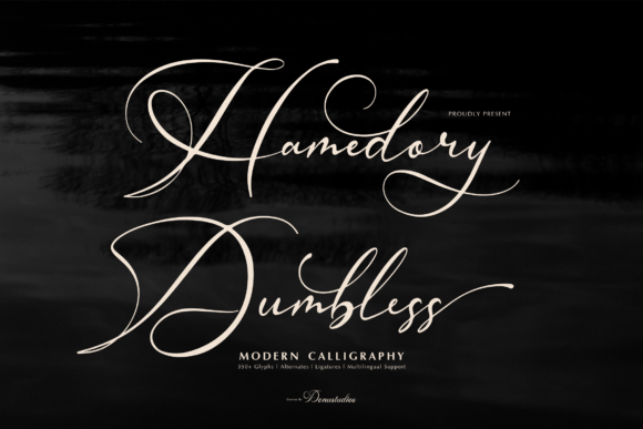 Hamedory Dumbless: A Luxurious Script Font