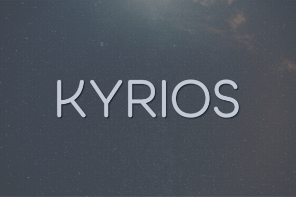 Kyrios: A Refined Sans Serif Font for Editorial Design and Content Publishing