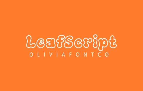 Leafscript: A Romantic Handwritten Font