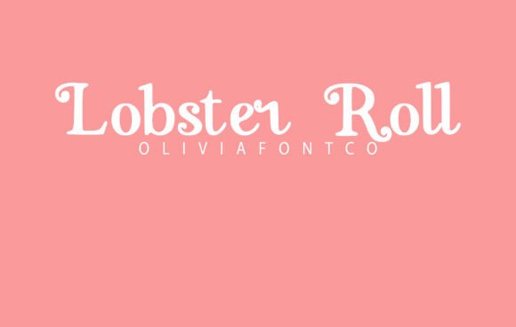Lobster Roll: A Romantic Handwritten Font