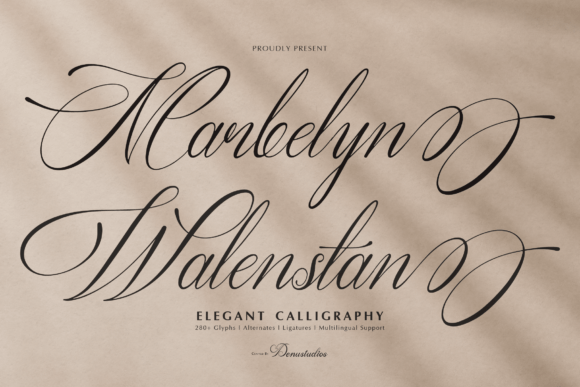 Marbelyn Walenstan: A Luxurious Script Font