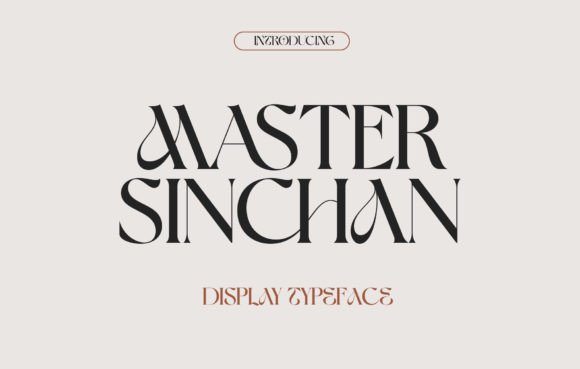 Master Sinchan: A Bold Serif Font for Campaigns That Demand Attention