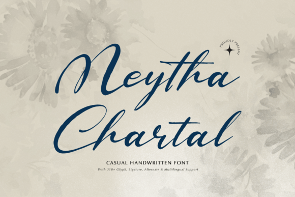Meytha Chartal: A Handwritten Font for Handmade Product Design
