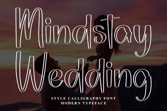 Mindstay Wedding: A Script Font That Elevates Your Brand Identity