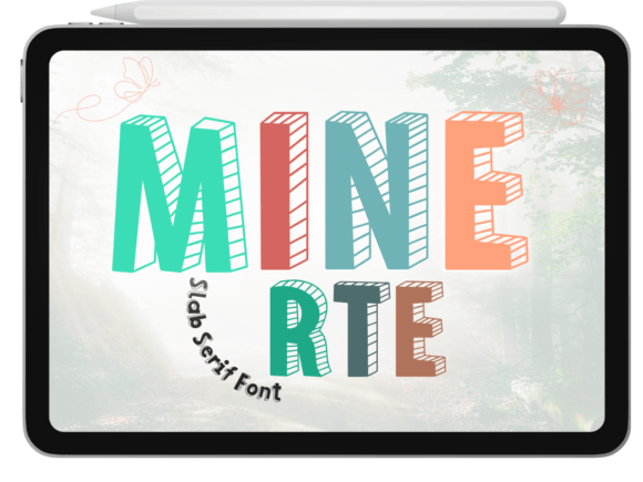Minerte Brings Bold Angular Charm to Your Craft Projects