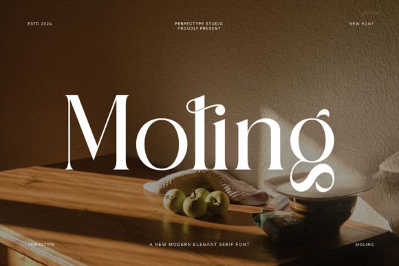 Moling: A Ligature Serif Font for Thoughtful Editorial Design