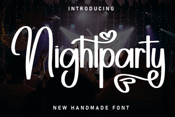 Nightparty: A Handwritten Font for Creative Expression