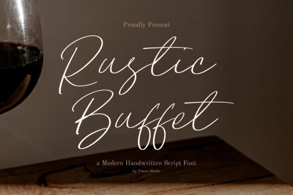 Rustic Buffet Font for Creative Marketing