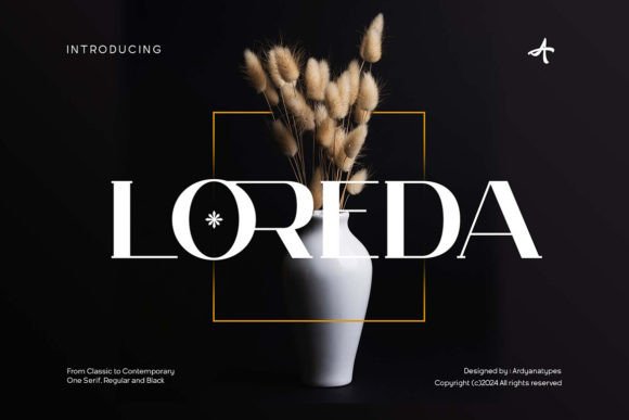 Using Loreda Serif Font for a Polished Web Design Project