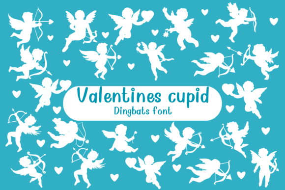 Valentines Cupid Font for Small Business Branding
