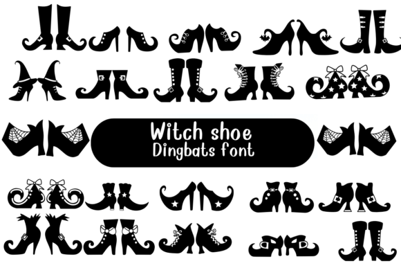 Witch Shoe Font for Editorial Design and Content Layout